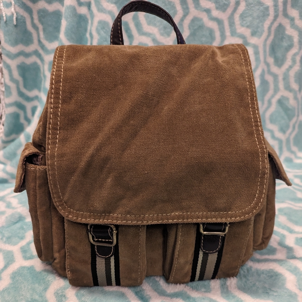 Brown Backpack Purse